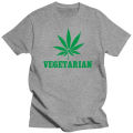 Vegan Vegetarian Weed Gift T Shirt For Men Women Animal Lover Statement T-Shirt Green Hemp Leaves Short Sleeve Funny Tshirt. 