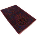 Beautiful Handmade oriental tribal 4x6 baluchi carpet rug  3'4 x 5'3 (ft)  #B20085. 