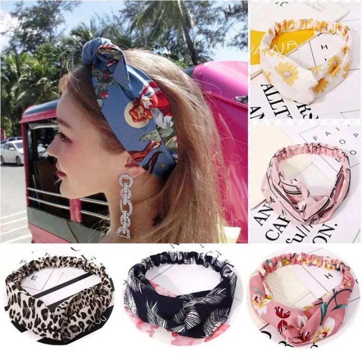 Pack%20of%202%20Summer%20Hair%20Bands%20Soft%20Cross%20Turban%20Hairband%20Women%20Hair%20Accessories%20Girls%20Headband%20Fabric%20-%20Image%202