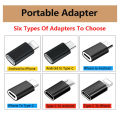 IPhone To Type-C Android Adapter,Type-C To Android Micro USB IPhone Adapter, Android To Type-C IPhone Adapter Converter Connector. 