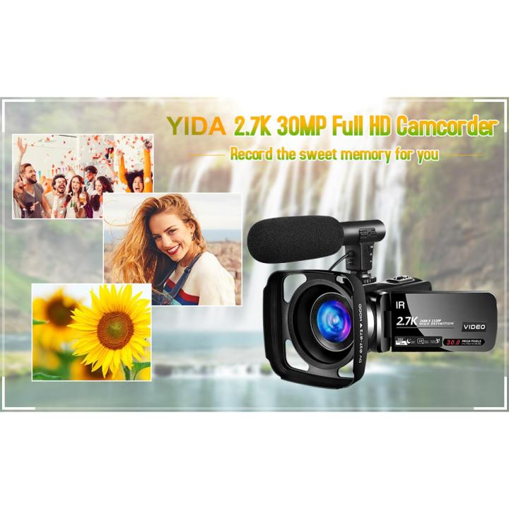 Camcorder Video Camera Camcorder Ultra HD 30 MP Vlogging