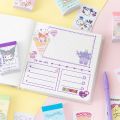 50Sheets Sanrio Stickers Book Hello Kitty Cinnamoroll Kuromi Kids Mini Sticker Decorative Hand Account Laptop Stationery Decals. 