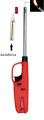 Kitchen Flame Plastic Lighter and Stainless Steel Adjustable with Gas Refill. 