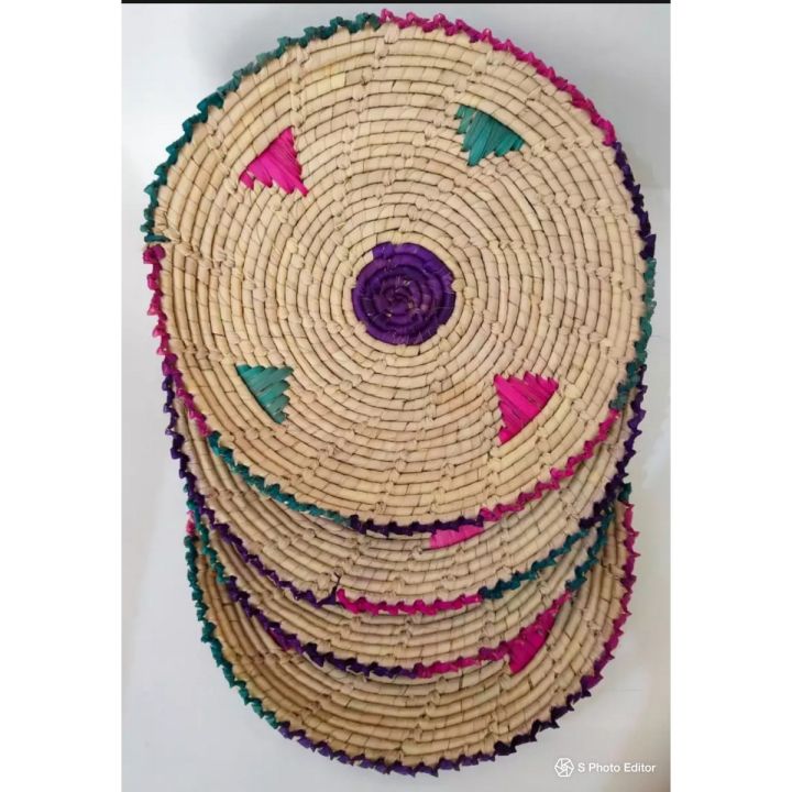 Traditional roti tray/ changer/ chabi pack of 4
