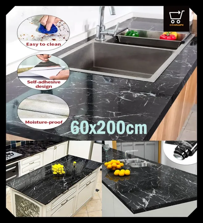 60x200cm%20Wall%20Paper%20Waterproof%20Heat%20Resistant%20Self%20Adhesive%20Anti%20Oil%20Kitchen%20Wallpaper%20Marble%20Sheet%20for%20Kitchen%20-%20Image%203