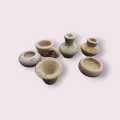 6 Pcs/set Small Mini Clay Pots Tiny Terra Cotta Pots Small Flower Pots Pottery Planter for Indoor Outdoor Plants DIY Craft Desktop Windowsill. 