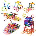 120/80/50 pcs Educational Toys Smart Stick Plastic Building Blocks Dream Colorful Activity Sticks Building Blocks Toys for kids. 