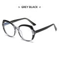 【Pocket king VOX 】New B07 Vintage Round Reading Women Frame Men Black Blue Flasses Frame Glasses 0. 75. 100. 150. 200. 600. 