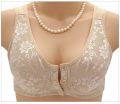 3 Button Front Open Wide Strap Nursing Bra Full Coverage, Non Padded, Breastfeeding Cotton Bra For Women. 