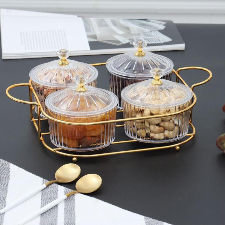 JLFNYA Snack Box,Candy Shapes Condiment Containers With Lids,Divided Serving Tray With Lid - View #7