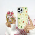 Jizetin for Huawei Nova 3i Back Cover + Free Pop Socket Flower Basket Bunny Soft Wavy Shape TPU Phone Case For Girls Boys. 