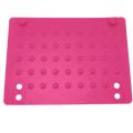 【Amnber Berry Mall】Practical For Hair Straightener Snap Fastener Salon Silicone Curling Iron Heat Resistant Mat Wave Home Anti Slip. 