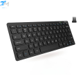Macally Black Wireless Keyboard- Computer USB 2.4G Ergonomic Keyboard- works in Laptop, Chromebook, Pc. 