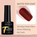 1PC LILYCUTE 7ml Base Gel & Top Coat | Matte  No Wipe | UV LED Soak Off | Long Lasting Semi Permanent Manicure Nail Polish. 