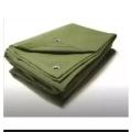 HEAVY DUTY WATERPROOF TIRPAL For INDUSTRIES, TERRACES,CAR SHEDS , LAWN. RUSTPROOF Reinforced Eyelets  (Grey). 