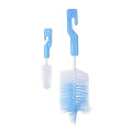 Baby Feeder brush set / feeder brush for cleaning feeding bottle set 2 in 1. 