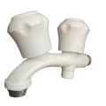 Water Tap Double Bib Cock All Colors For Toilet Shower with Brass bush and Spindle DAAZLED. 
