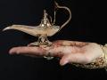 Antique Aladdin Lamp Pure Brass Handmade.. 