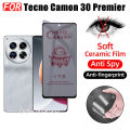 Tecno Camon 30 Premier Privacy Tempered Glass + Camera Lens Protector. 