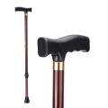 Old man stick with intelligent wood color Hiking Walking stick Trekking Poles. 