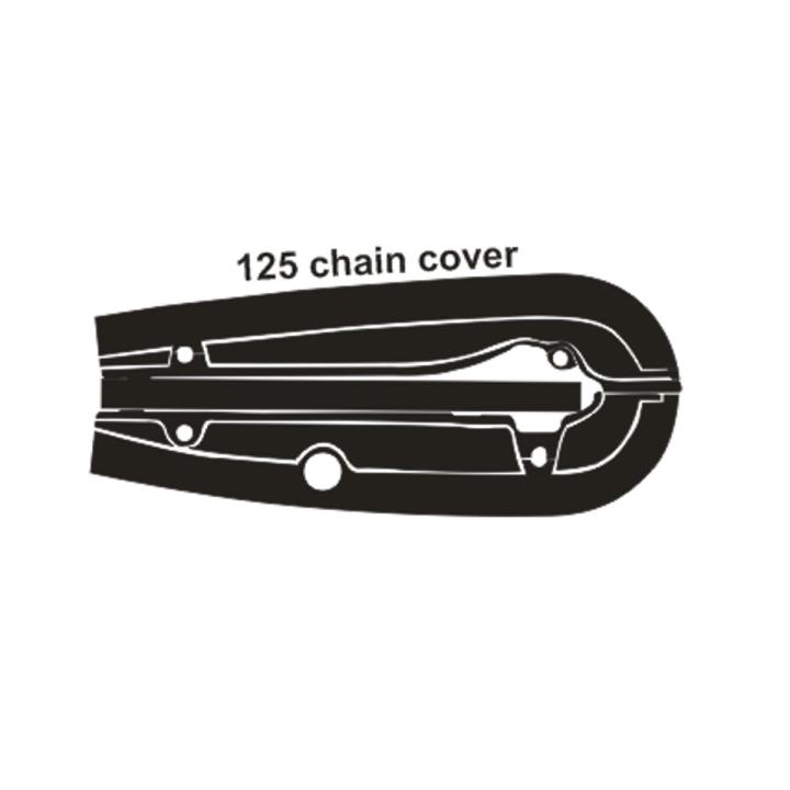 cg 125 chain cover black mat  Sticker For Cars 00132