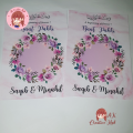 Customized Nikkah/Wedding Cards without Chocolate/Nikkah Cards for Tasbeeh Counter/Nikkah Cards for Candy /Wedding Cards for Chocolate/Wedding Cards for Tasbeeh Counter/Wedding Favors Cards. 