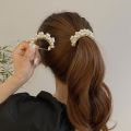 Korean Elegant Pearl Hair Clip Ponytail Hairgrip for Women Girls Chic Barrettes Claw Crab Hairpins Fashion Hair Accessories Gift. 
