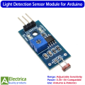 LDR Sensor Module Optical 3pin Photosensitive Detector – Light Sensitive Photodiode Sensor for Arduino, Robotics, and Automation Projects – Accurate Brightness Detection by Electrica. 