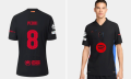 FC Barcelona LAMINE YAMAL Away jersey 2024 2025 T shirt Black Barca. 