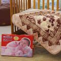 Plush Minks Royal Baby Embossed Junior Blanket Multi color baby blanket baby kambal new born baby blanket baby gift for winter by Baby Junior. 