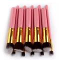 Set of 10 Professional Makeup Brush Set - Pink. 