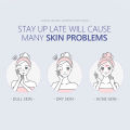 LAIKOU SAKURA Sleeping Mask No Wash Refreshing Skin Rejuvenation Night Cream Face Mask 80g. 