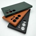 Original Elegant Leather Case For Samsung Galaxy S24 Ultra Camera Lens Full Protective Slim Cover For Galaxy S23 Ultra S22 Ultra. 