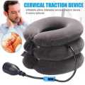 GST Cervical Neck Traction Device Improve Spine Alignment Reduce Neck Pain Cervical Collar Adjustable. 