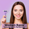 (Pack of 10) WBM Razor For Women With Aloe Vera Strips - 20Pcs (4 Blades) Soft Grip Body Shaver. 