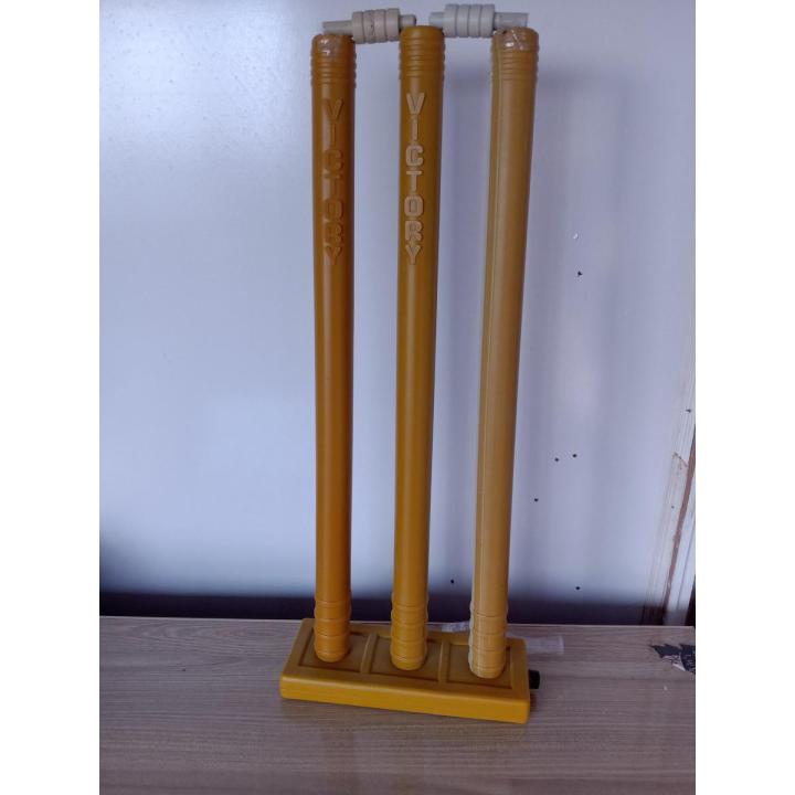 Vicket-Plastic Vicket-Made in Sialkot-For Cricket Lovers-Colors : Multi colors are available