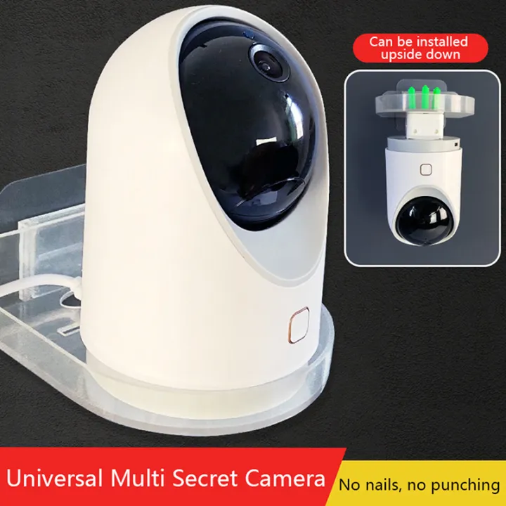 Security%20Surveillance%20CCTV%20Camera%20Holder%20Stand%20Home%20Self-Adhesive%20Drill-free%20Fixer%20New%20Traceless%20Wall-Mounted%20Bracket%20-%20Image%203