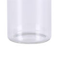 1pcs 20ml small lab glass vials bottles clear containers with black screw cap. 
