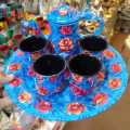 Chenuk Truck Art (kettle) set  4 pcs set and 6 pcs set/ Handicraft / HandPainted / Vip's Creation. 