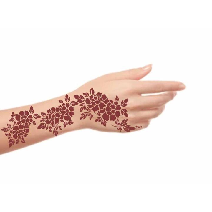 Henna sticker, Henna stencils, Mehndi design, Mehndi sticker, Henna Tattoo