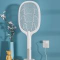 DAWLINK 2 in 1 Mosquito Racket Bat with UV Light Lamp Five Nights Mosquito Killer Racket 1200mAh Lithium-ion Rechargeable Battery Handheld Electric Fly Swatter Canvas. 