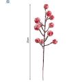 Childrenworld Winter-themed Party Decorations with Artificial Cranberries Vibrant Snow Frosted Red Berry Stems for Christmas Tree Decor Diy Crafts Snowflake Berry for Diy Crafts. 