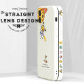 Hontinga for iPhone 12 Case Side Design Phone Cover Cute Astronaut Pikachu Cover Square Edge Pattern Liquid Silicone Trend Case. 