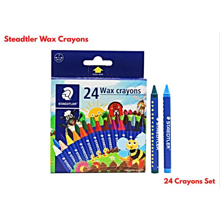 Staedtler Wax Crayons 24 Colour Set