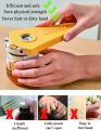 Jar Opener, Multi Function Bottle Opener Can Opener Easy to Find for Seniors with Arthritis, Women, Children, Elderly (Yellow) 5 in 1 lid jar opener, screw cap jar bottle opener, manual non slip, multifunctional. 