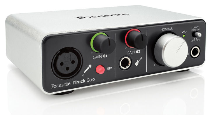 Focusrite Itrack solo usb audio interface