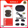 Xiaomi Redmi AirDots 2 - Wireless Earbuds Redmi Airdots 2 TWS , Airpods_ with original Bluetooth v5.0 and Wireless Stereo sound Earbuds. 
