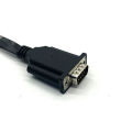 DB9 Serial Male to RJ50 Plug Flat Cable 1.6 Feet. 