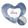Heart Furr Cushion Cover Without Filling - HZ EMPORIUM. 