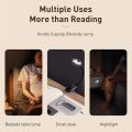 Baseus Clip Table Lamp, LED Desk Lamp, Easy Clip-On Light for Study/Reading in bed, USB Rechargeable Book Light, Bedside Desktop/Laptop Table Light. 
